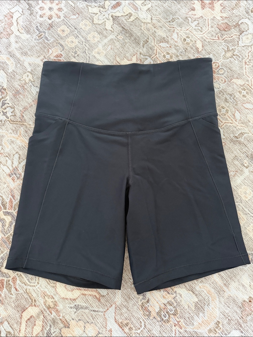 all in motion Black High-Waist Performance Bike Shorts